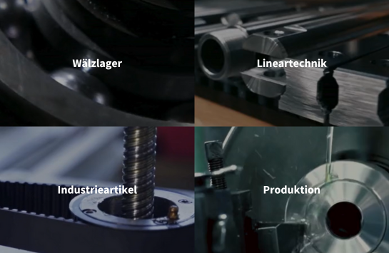 LAEPPCHÉ's Geschäftsfelder - Wälzlager, Lineartechnik, Industrieartikel, Produktion