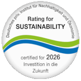 Logo Nachhaltigkeit Prüfsiegel 2026